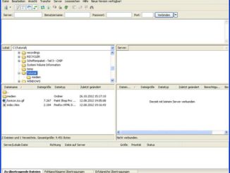 FTP mit Filezilla