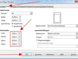 Erstellung mit LibreOffice Writer