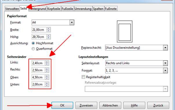 Erstellung mit LibreOffice Writer