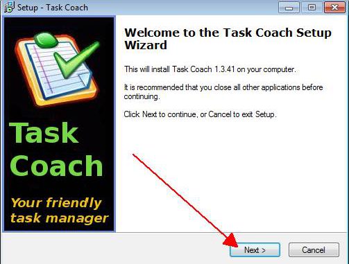 Task Coach installieren