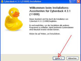 Cyberduck installieren