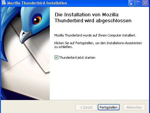 Thunderbird Installieren