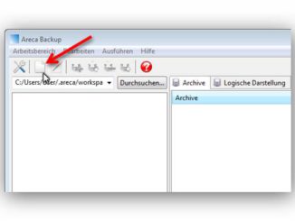 Areca Backup installieren