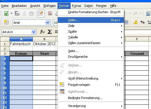 LibreOffice Calc